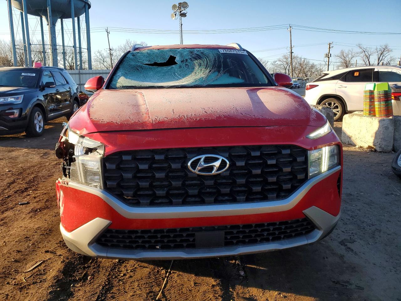2023 Hyundai Santa Fe Sel Red vin: 5NMS24AJ3PH597446
