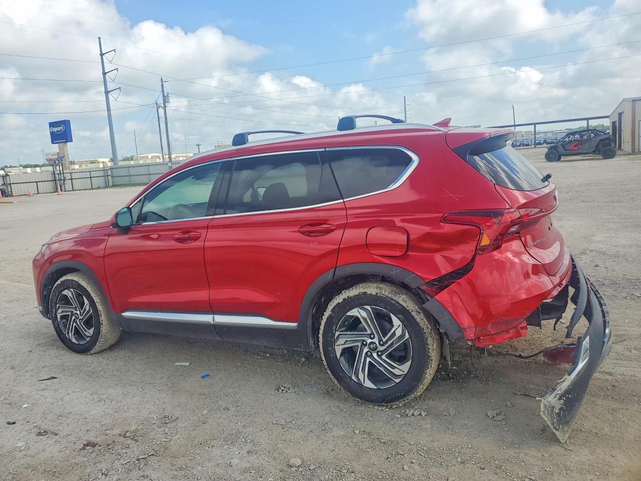 2022 Hyundai Santa Fe Sel Maroon vin: 5NMS24AJ4NH412883