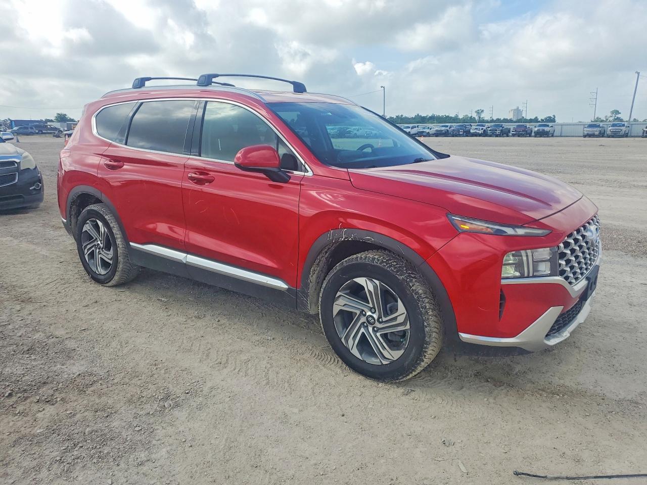 2022 Hyundai Santa Fe Sel Maroon vin: 5NMS24AJ4NH412883