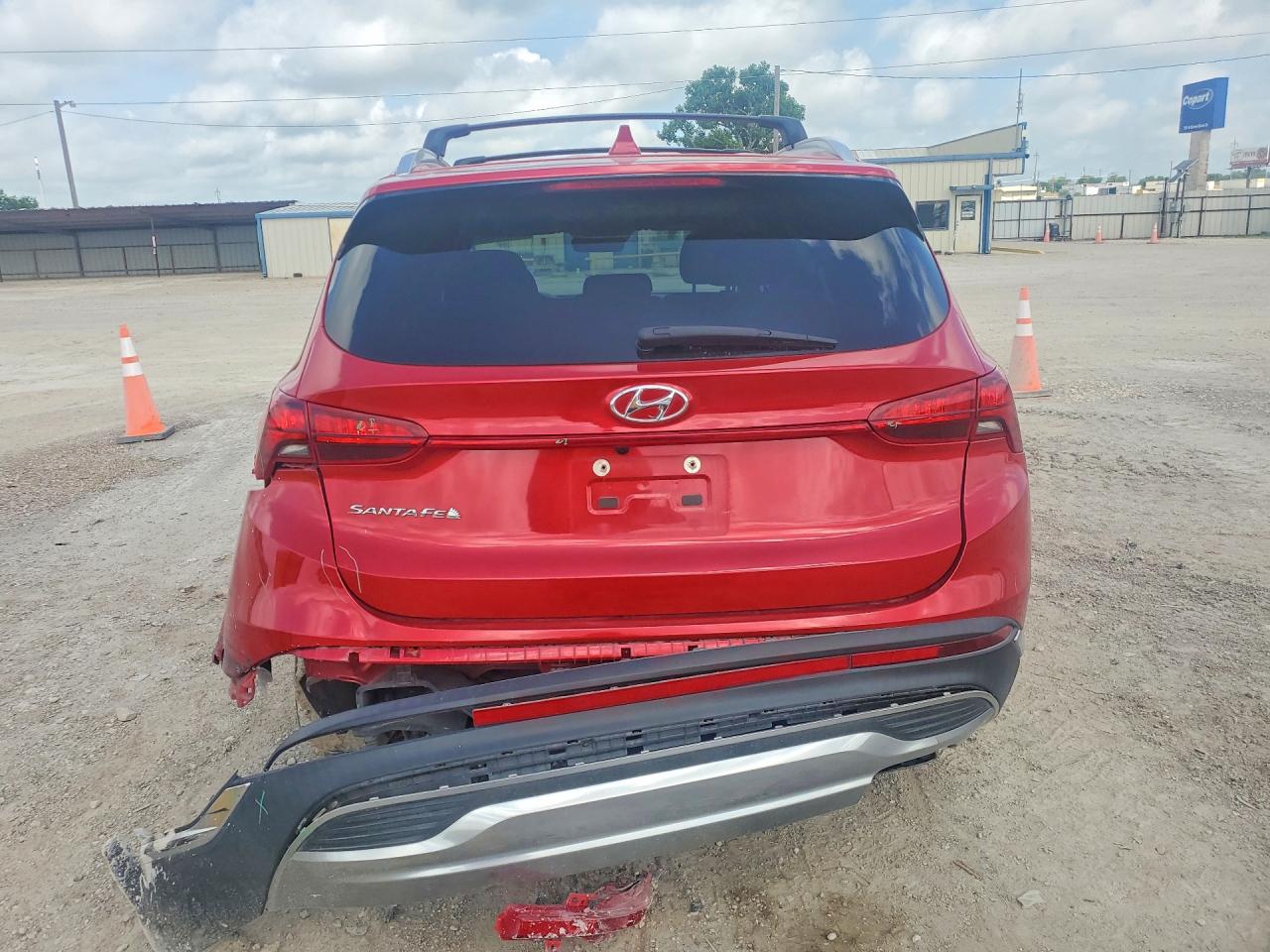 2022 Hyundai Santa Fe Sel Maroon vin: 5NMS24AJ4NH412883