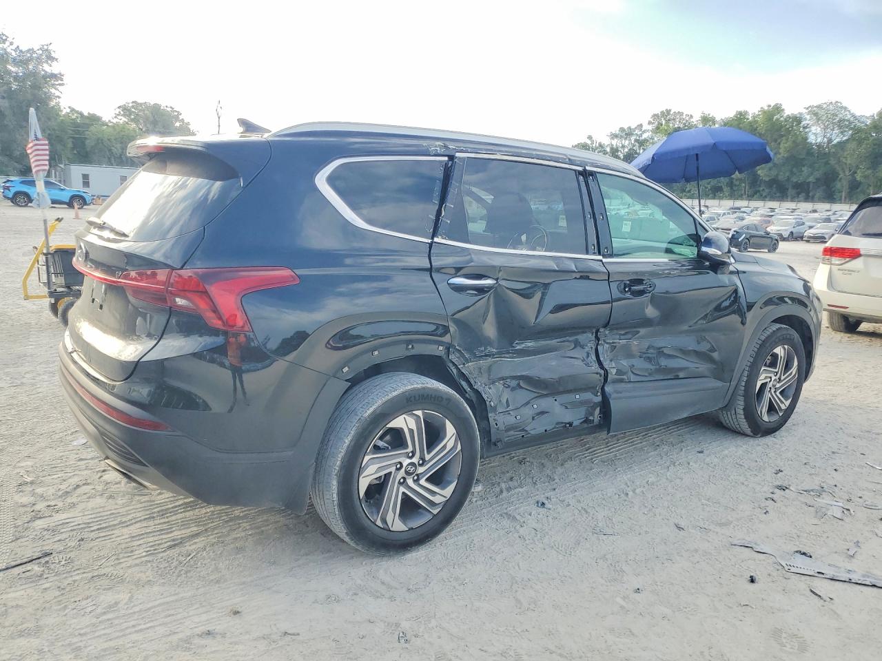 2023 Hyundai Santa Fe Sel Черный vin: 5NMS24AJ5PH601111