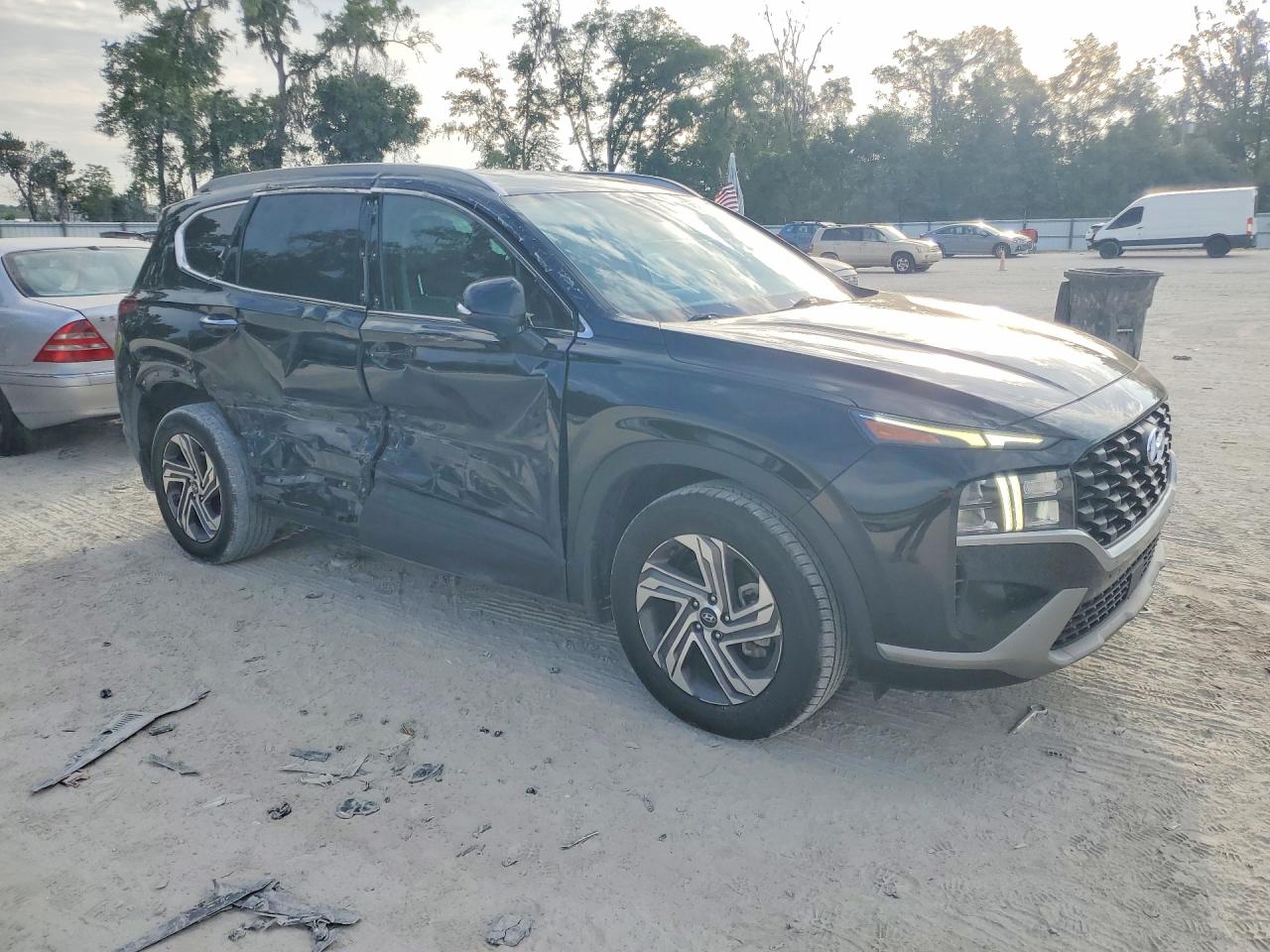 2023 Hyundai Santa Fe Sel Черный vin: 5NMS24AJ5PH601111