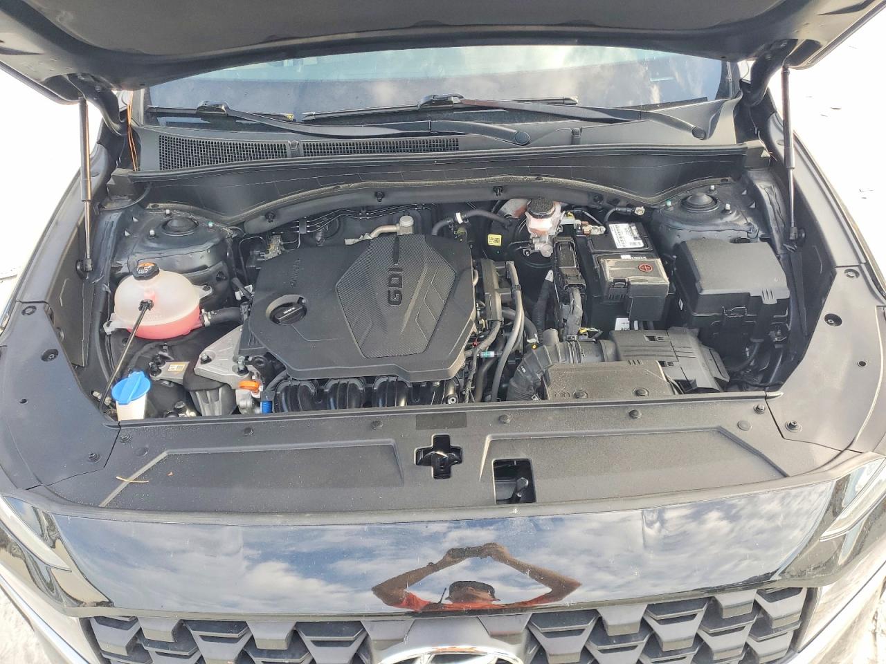 2023 Hyundai Santa Fe Sel Черный vin: 5NMS24AJ5PH601111
