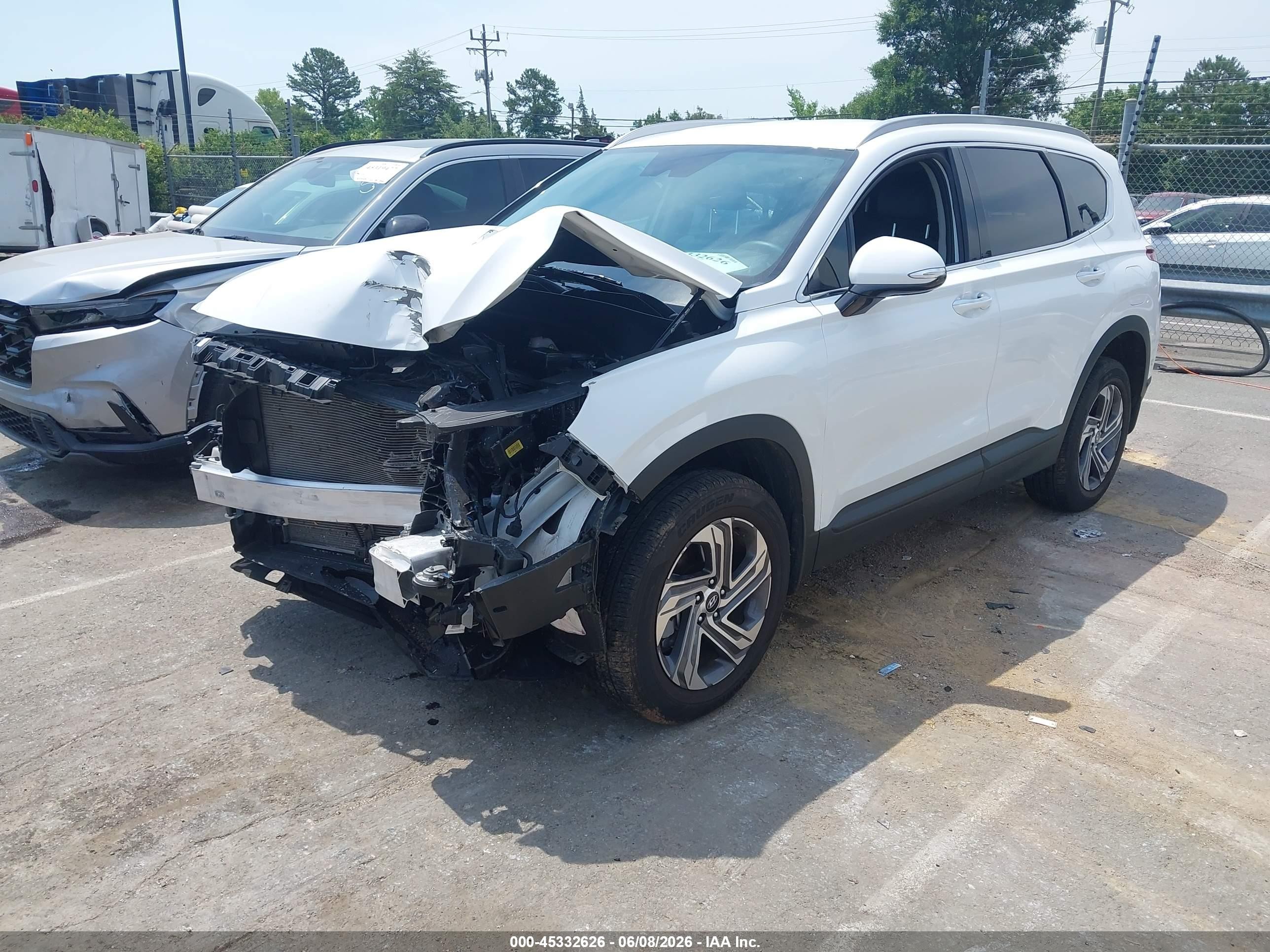 2023 Hyundai Santa Fe Sel Белый vin: 5NMS24AJ7PH652027
