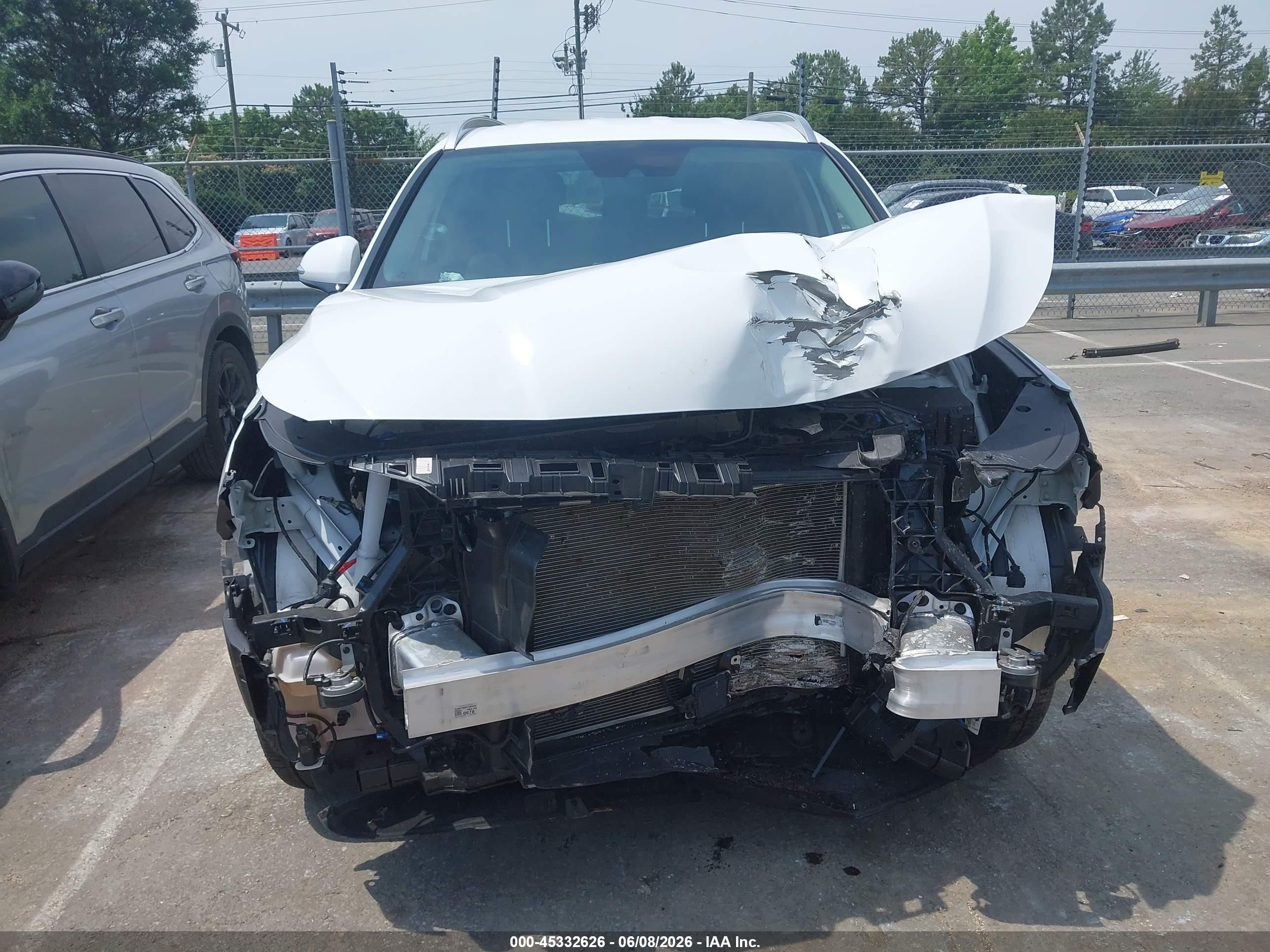 2023 Hyundai Santa Fe Sel Белый vin: 5NMS24AJ7PH652027