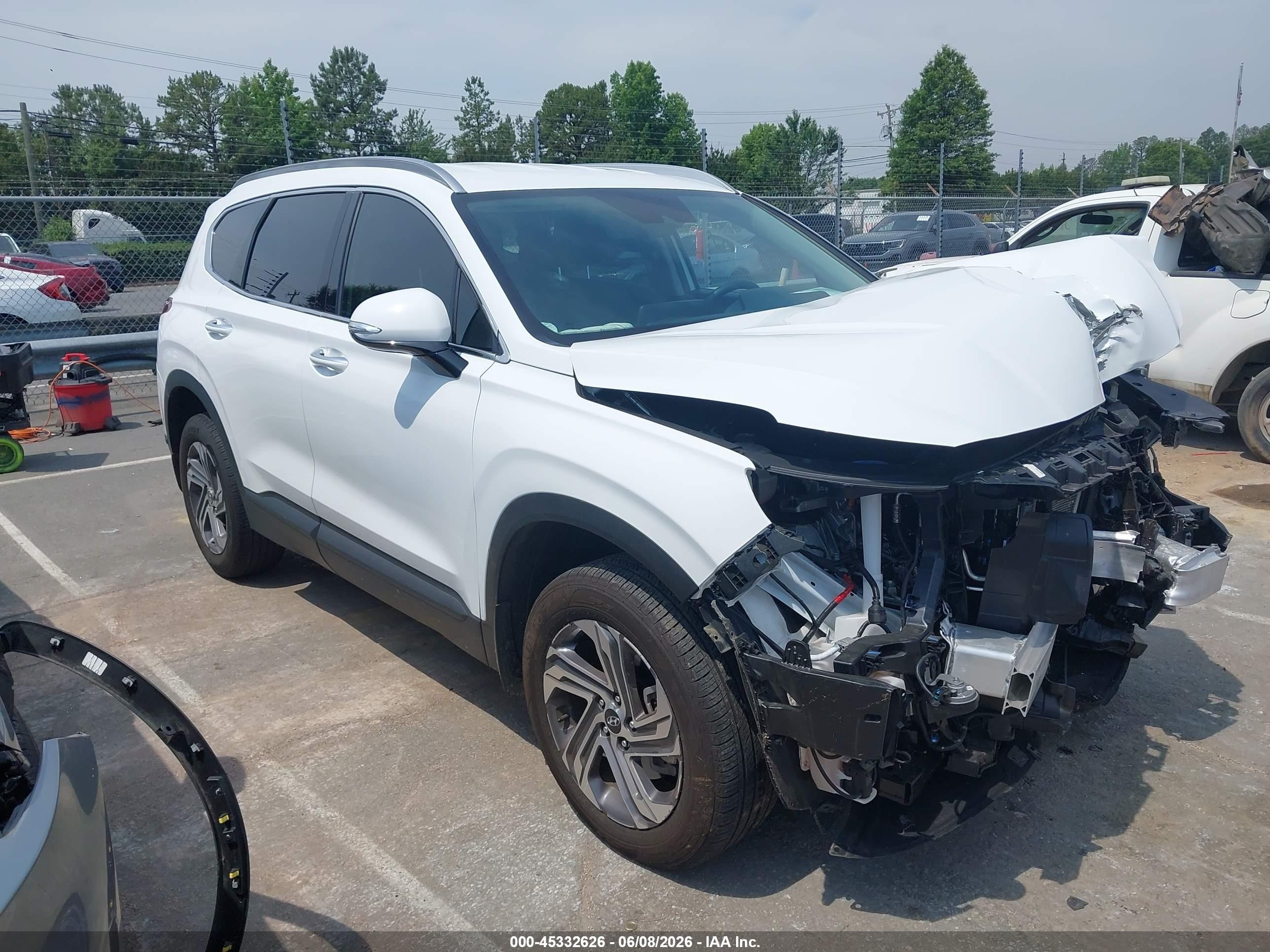2023 Hyundai Santa Fe Sel Белый vin: 5NMS24AJ7PH652027