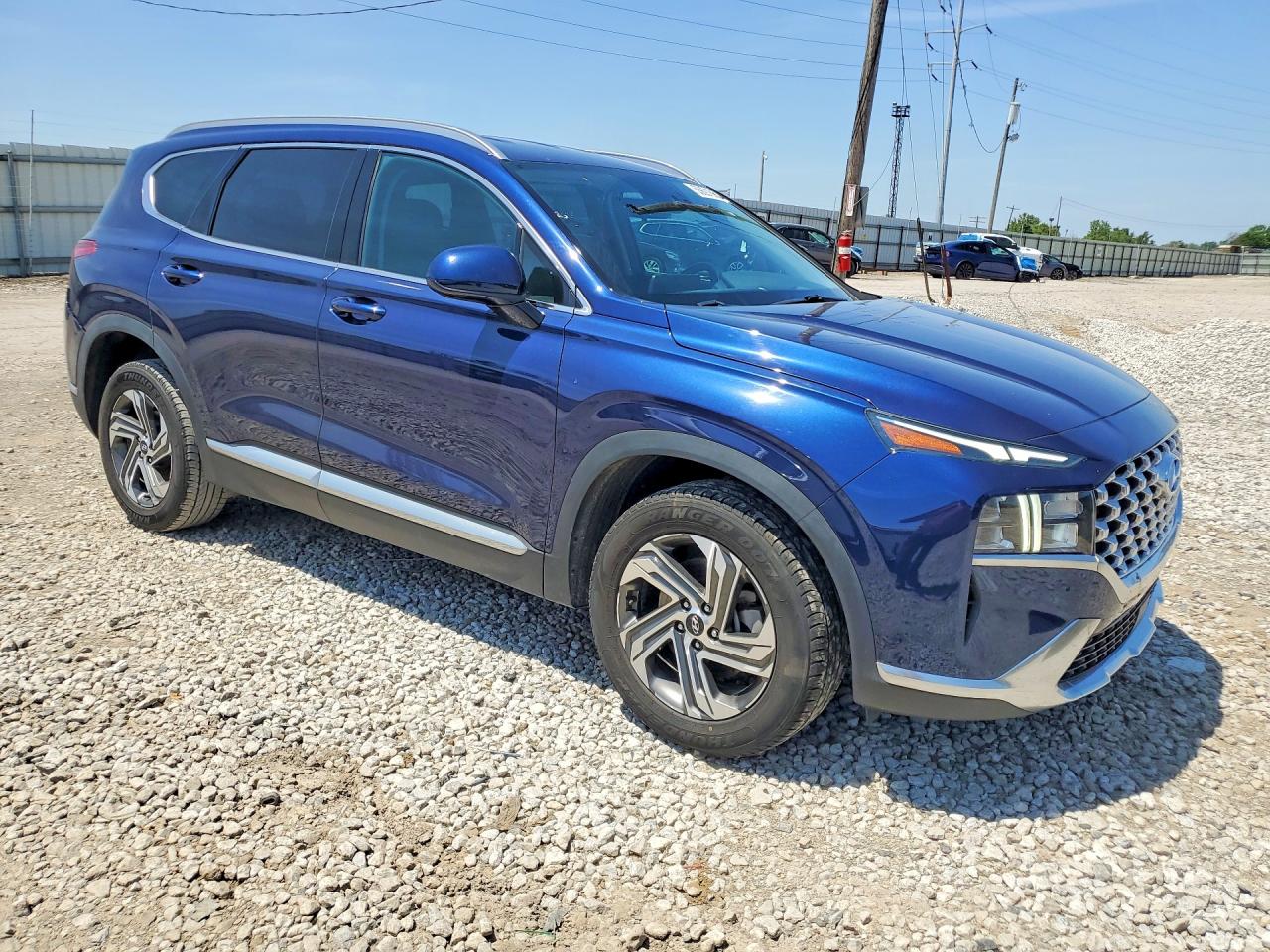 2021 Hyundai Santa Fe Sel Blue vin: 5NMS24AJ8MH337359
