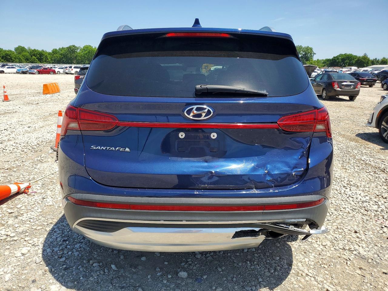 2021 Hyundai Santa Fe Sel Blue vin: 5NMS24AJ8MH337359