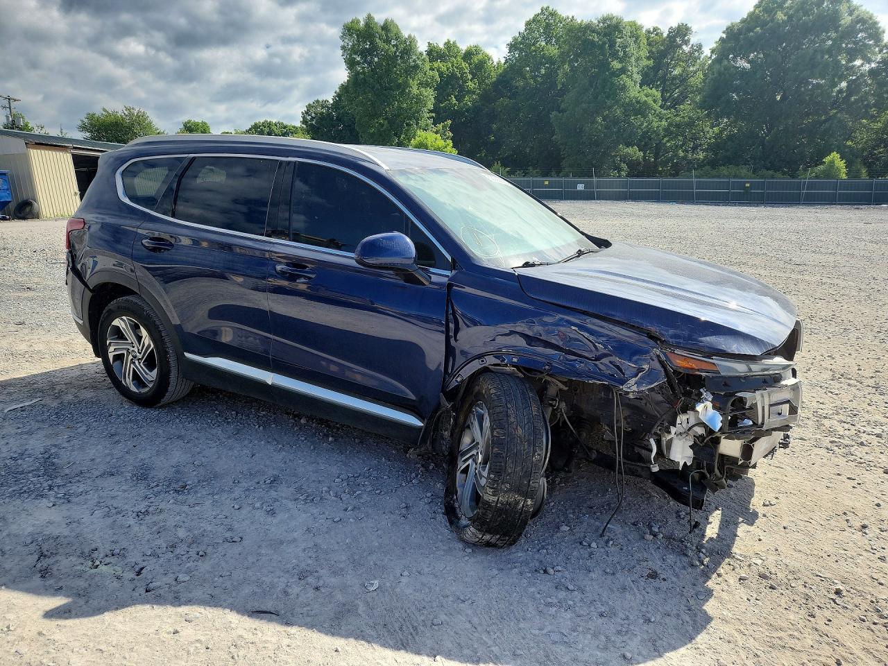 2022 Hyundai Santa Fe Sel Blue vin: 5NMS24AJXNH373166