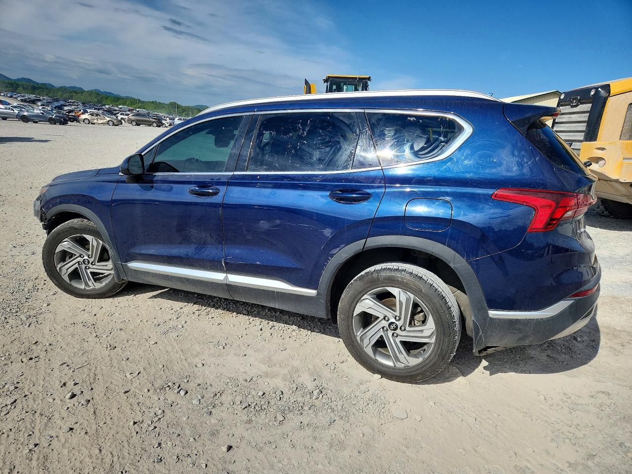 2022 Hyundai Santa Fe Sel Blue vin: 5NMS24AJXNH373166