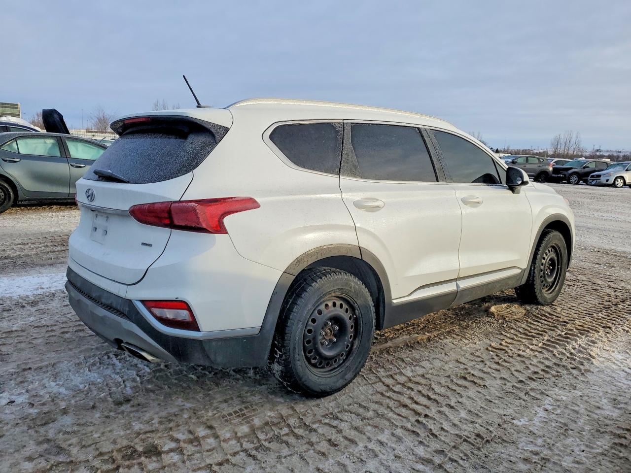 2019 Hyundai Santa Fe Se Белый vin: 5NMS2CAD0KH098410