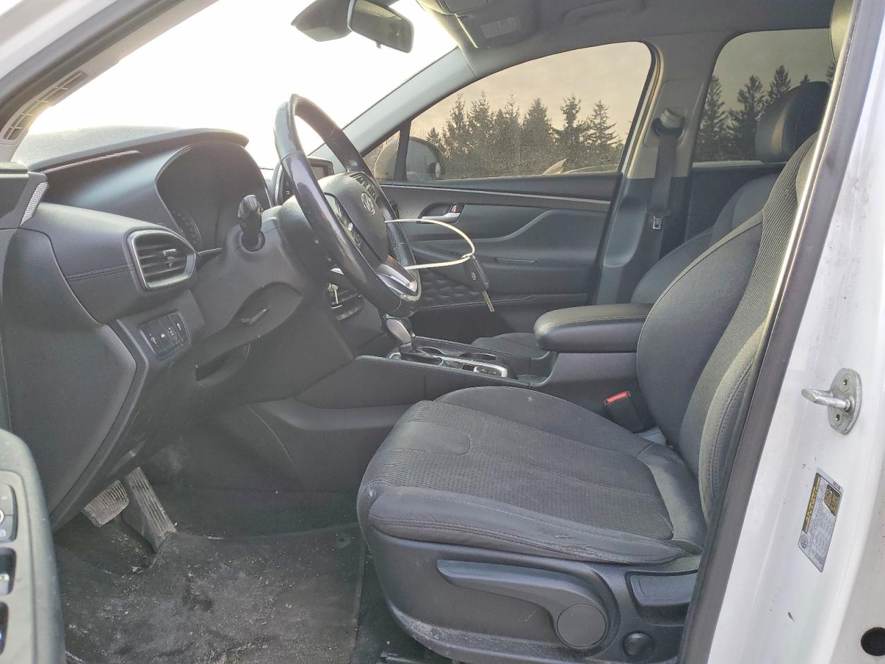 2019 Hyundai Santa Fe Se Белый vin: 5NMS2CAD0KH098410