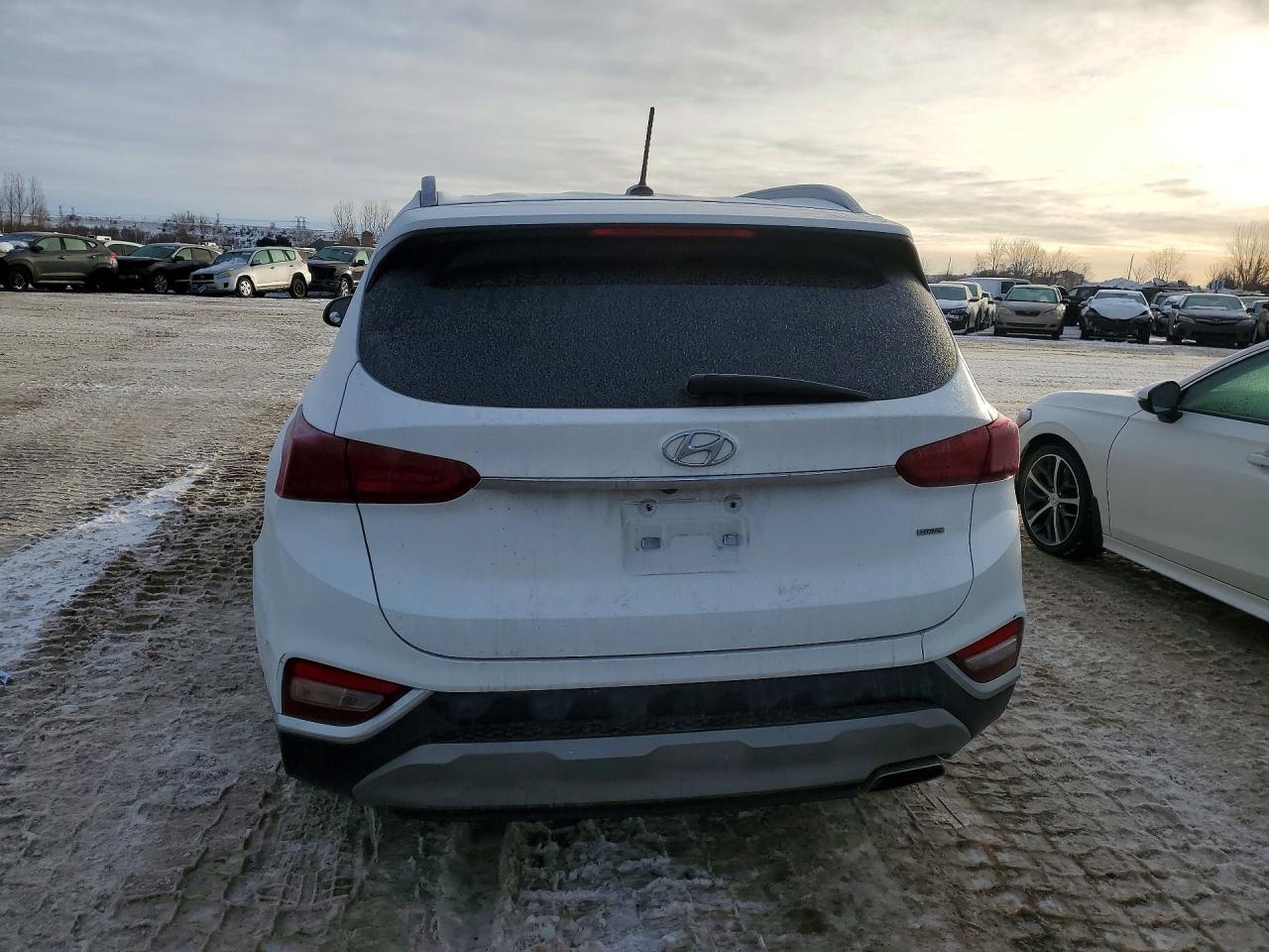 2019 Hyundai Santa Fe Se Белый vin: 5NMS2CAD0KH098410