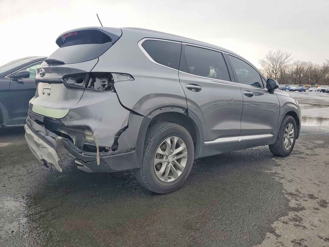 2019 Hyundai Santa Fe Se 2.4l Gray vin: 5NMS2CAD4KH096918