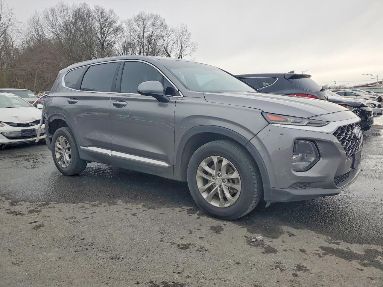 2019 Hyundai Santa Fe Se 2.4l Gray vin: 5NMS2CAD4KH096918