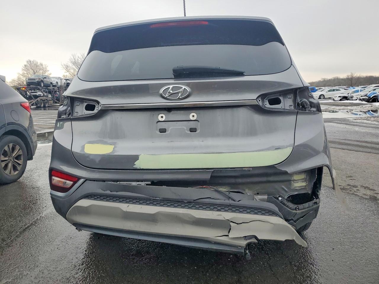 2019 Hyundai Santa Fe Se 2.4l Gray vin: 5NMS2CAD4KH096918
