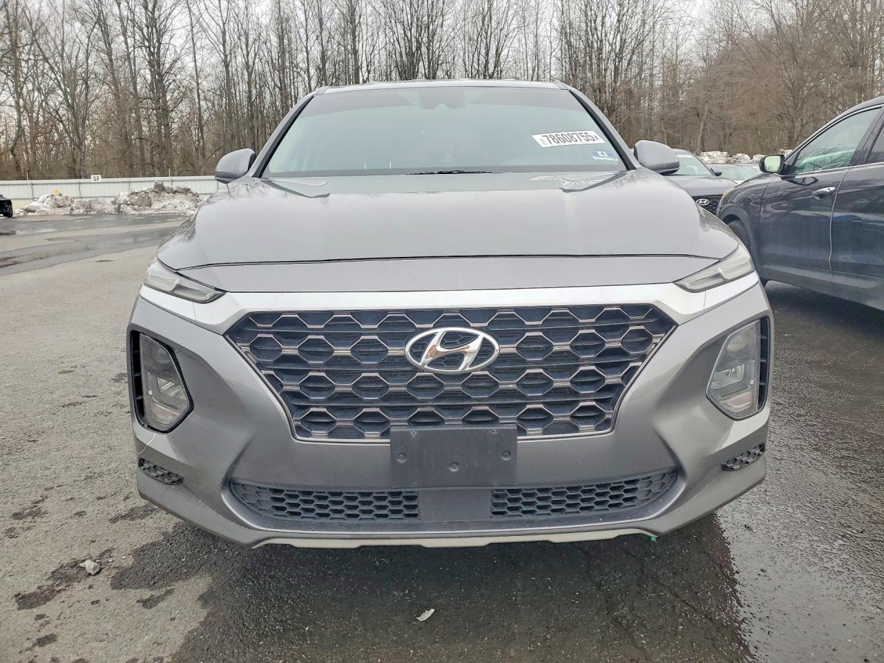 2019 Hyundai Santa Fe Se 2.4l Gray vin: 5NMS2CAD4KH096918