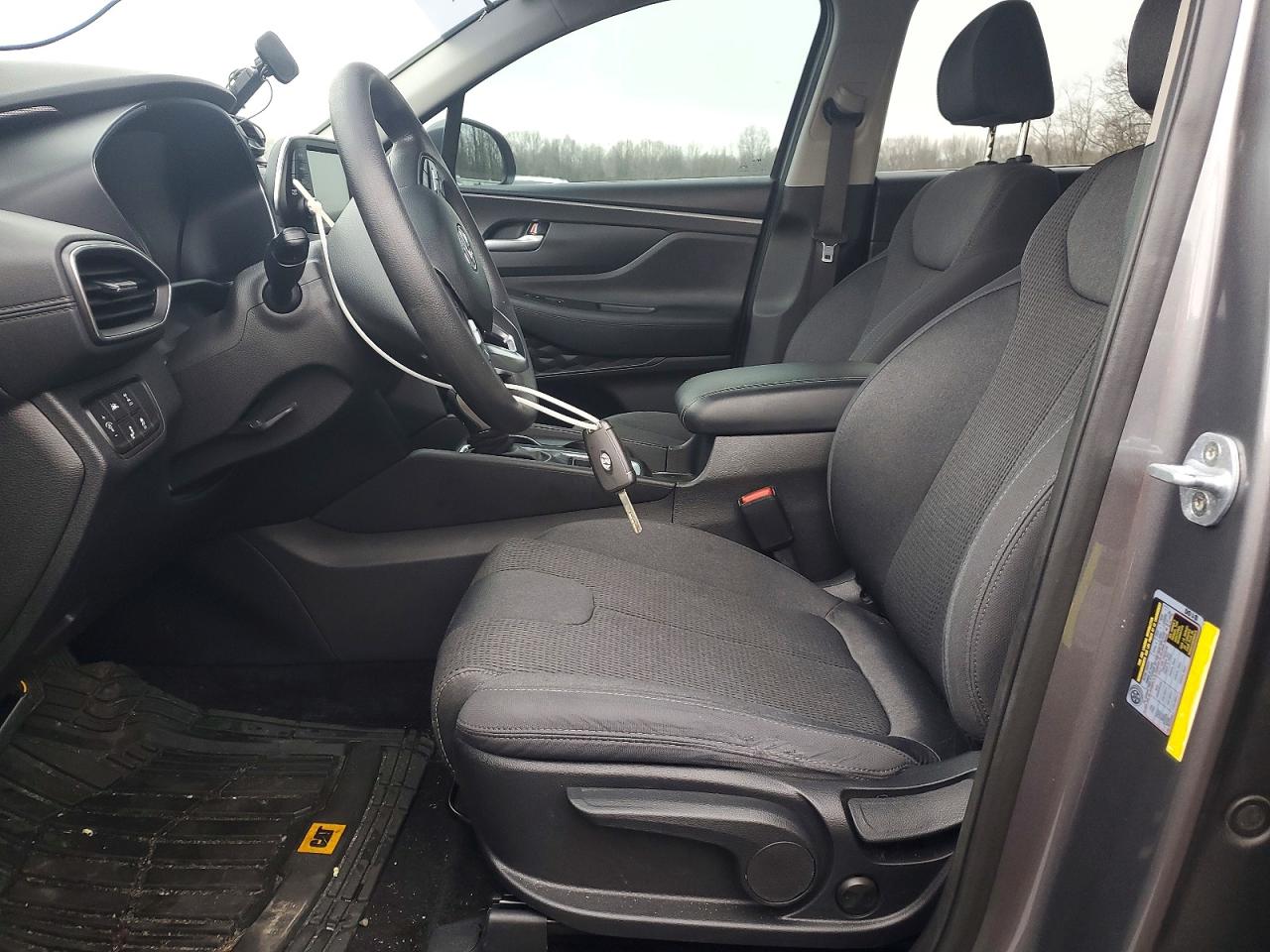 2019 Hyundai Santa Fe Se 2.4l Gray vin: 5NMS2CAD4KH096918