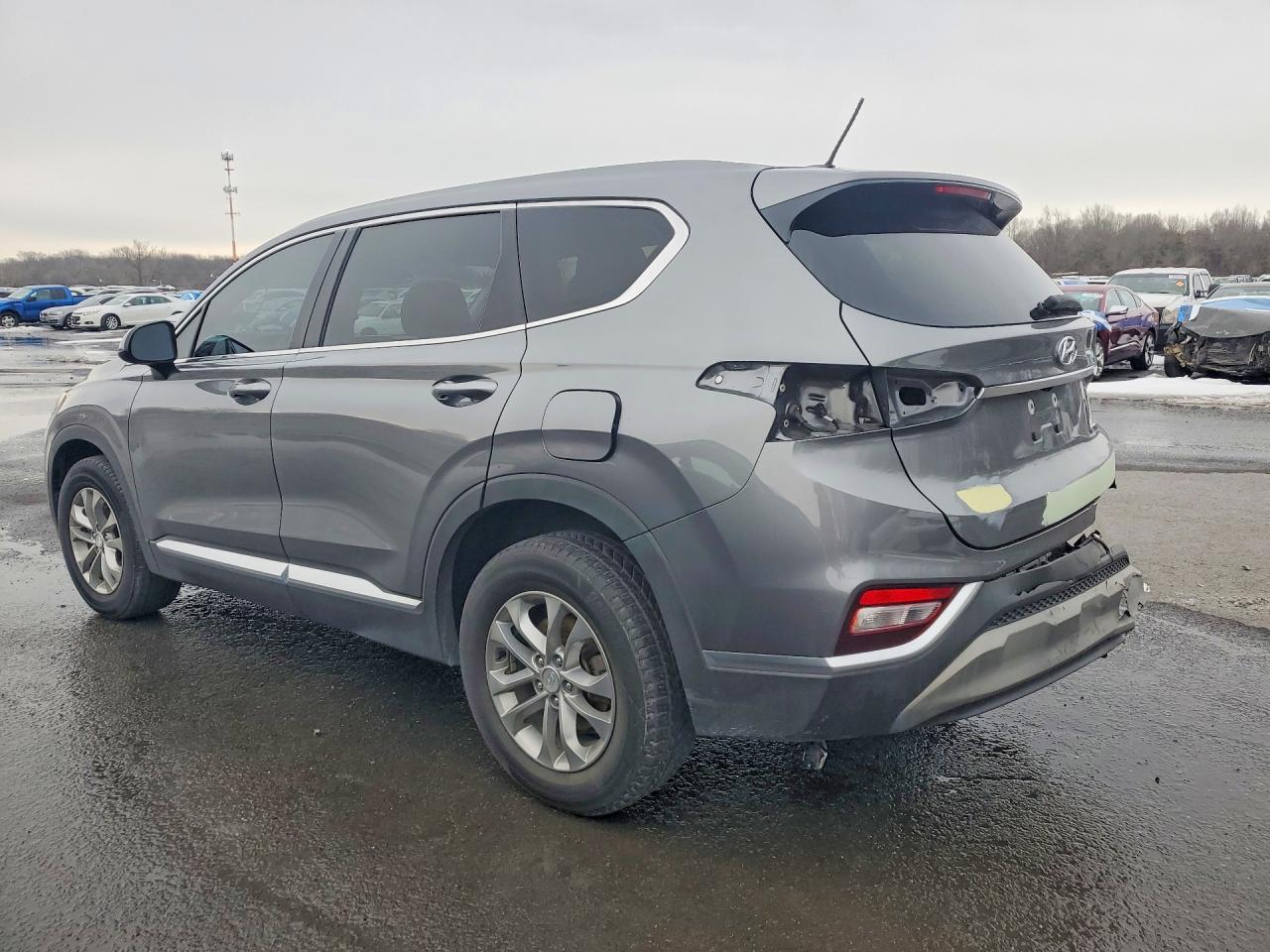 2019 Hyundai Santa Fe Se 2.4l Gray vin: 5NMS2CAD4KH096918