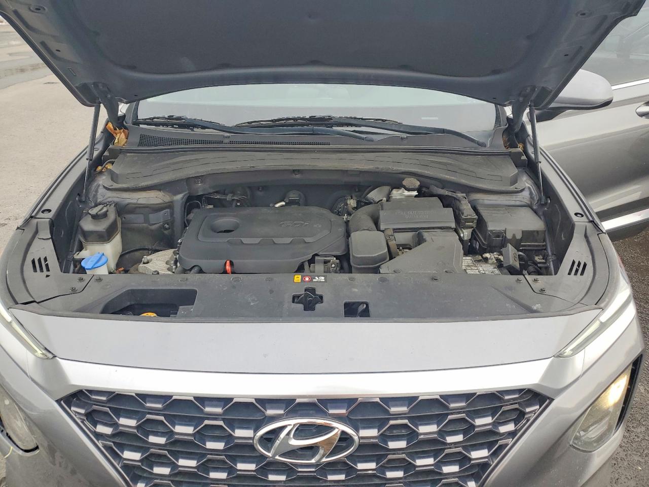 2019 Hyundai Santa Fe Se 2.4l Gray vin: 5NMS2CAD4KH096918