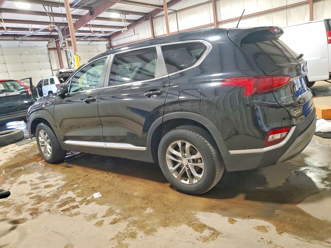 2020 Hyundai Santa Fe Se Черный vin: 5NMS2CAD7LH156983