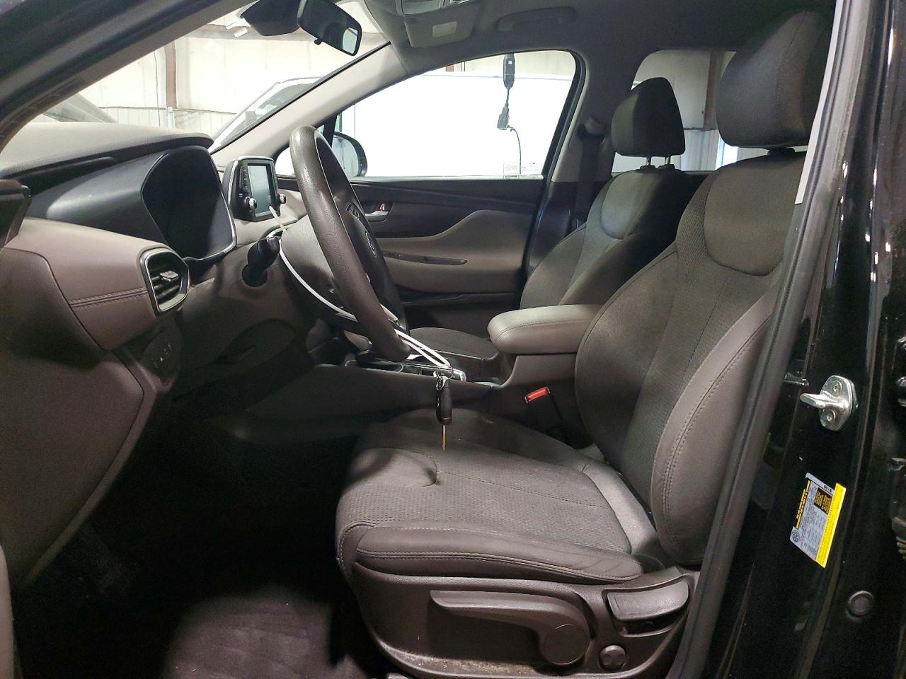 2020 Hyundai Santa Fe Se Черный vin: 5NMS2CAD7LH156983