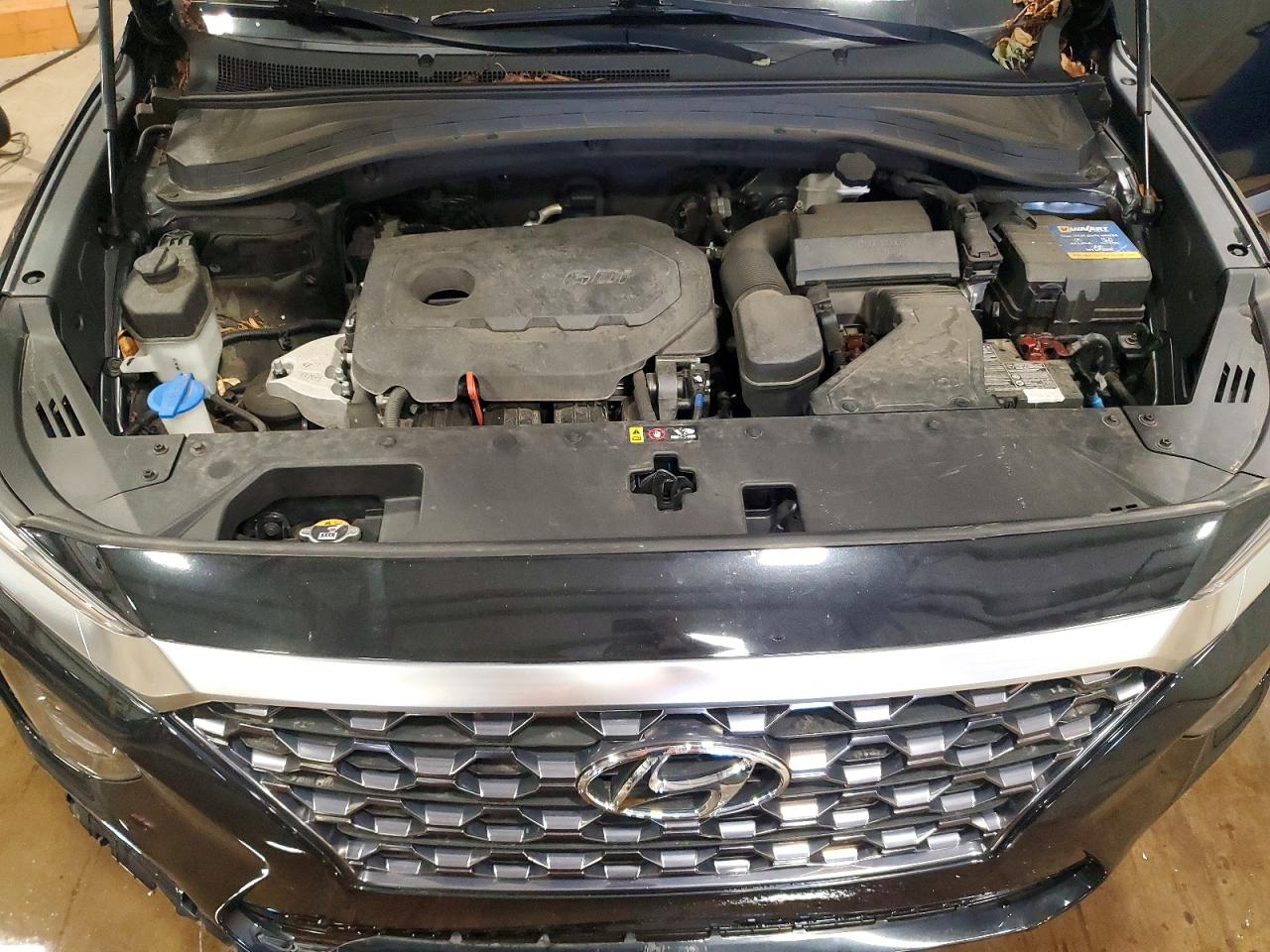 2020 Hyundai Santa Fe Se Черный vin: 5NMS2CAD7LH156983