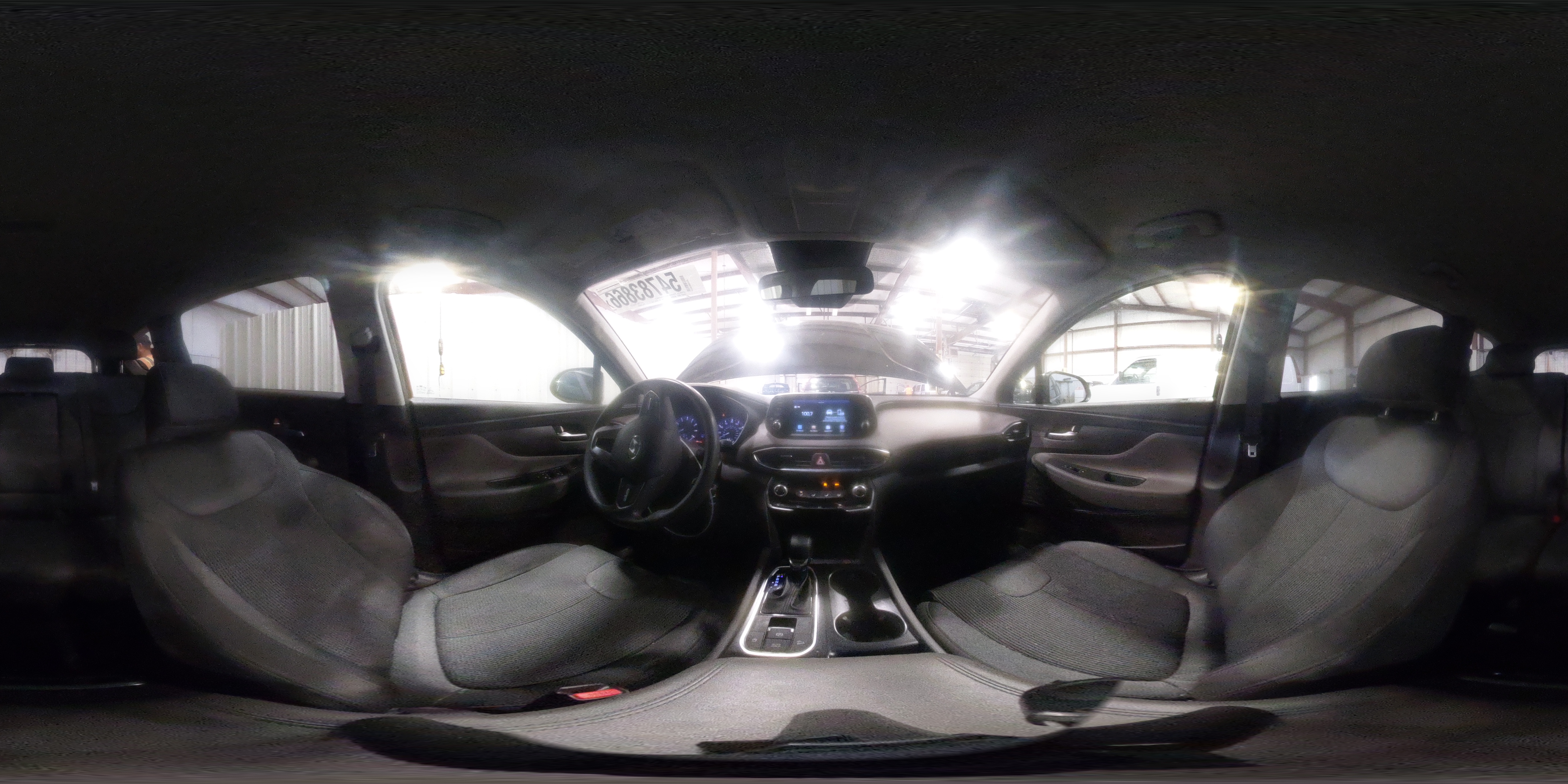 2020 Hyundai Santa Fe Se Черный vin: 5NMS2CAD7LH156983
