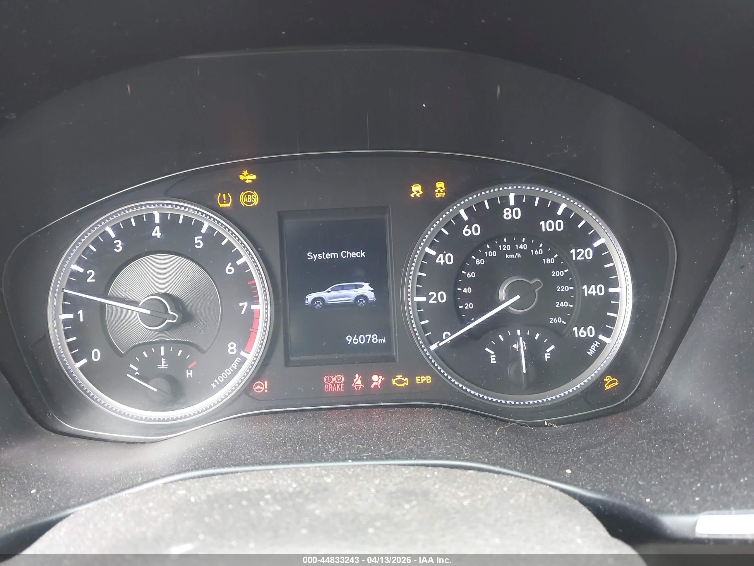 2019 Hyundai Santa Fe Se Gray vin: 5NMS2CAD8KH082682