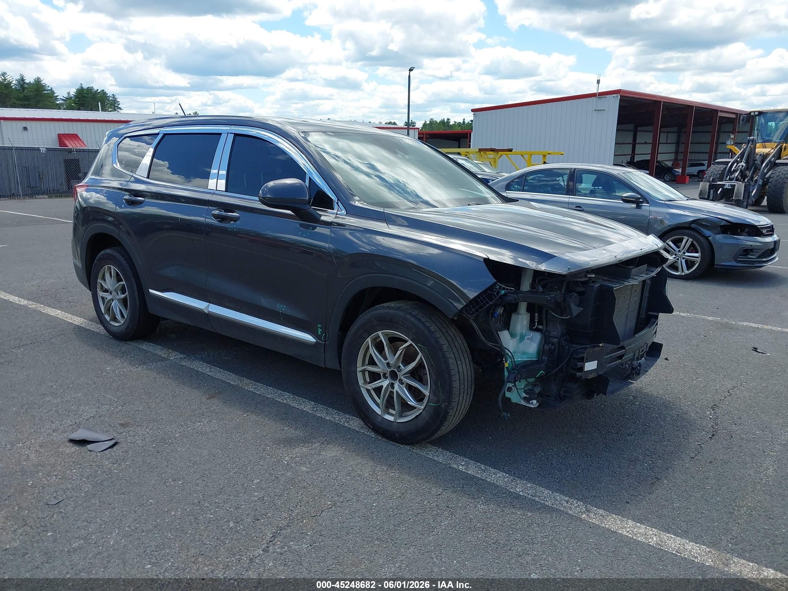 2020 Hyundai Santa Fe Se Gray vin: 5NMS2CADXLH186642