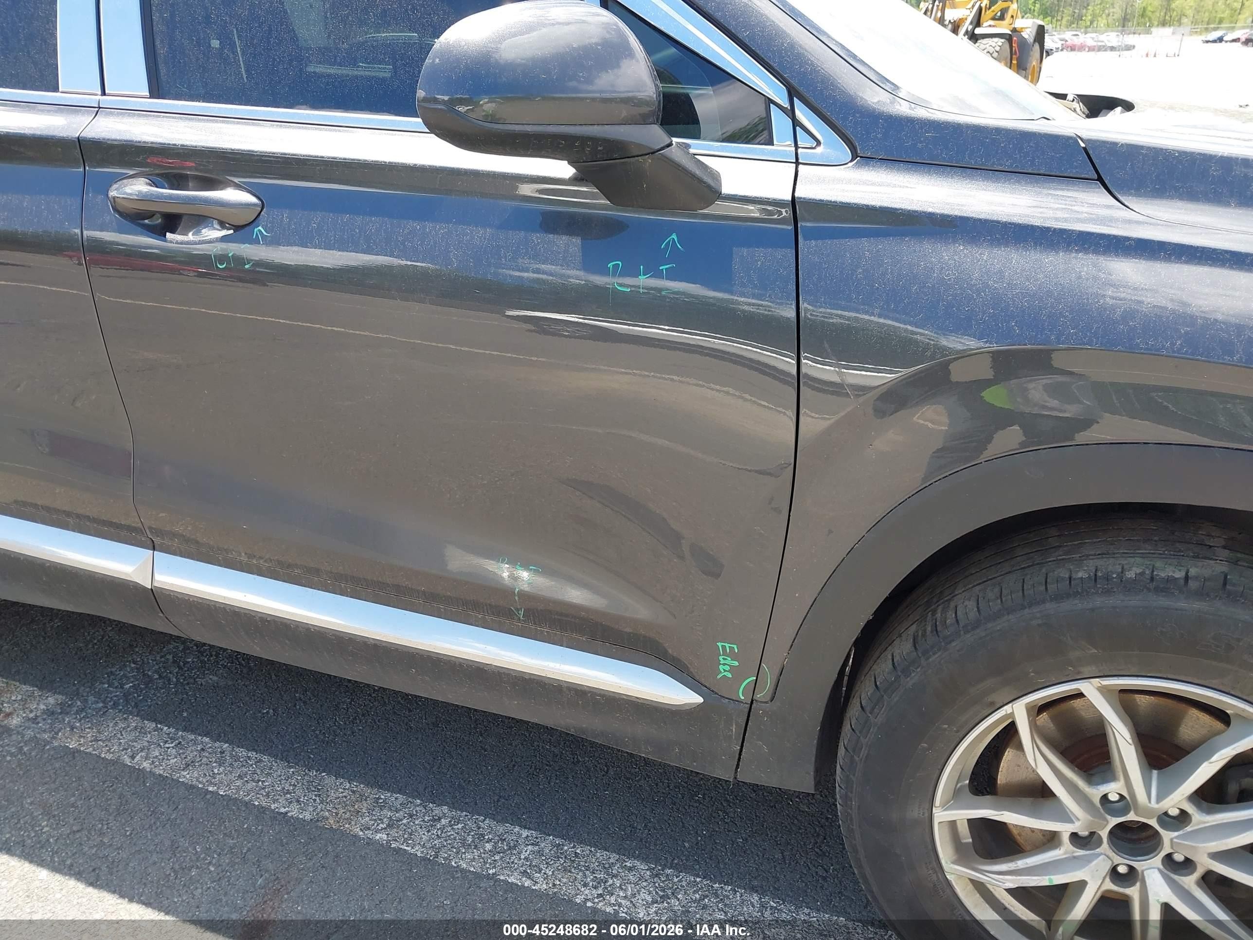 2020 Hyundai Santa Fe Se Gray vin: 5NMS2CADXLH186642