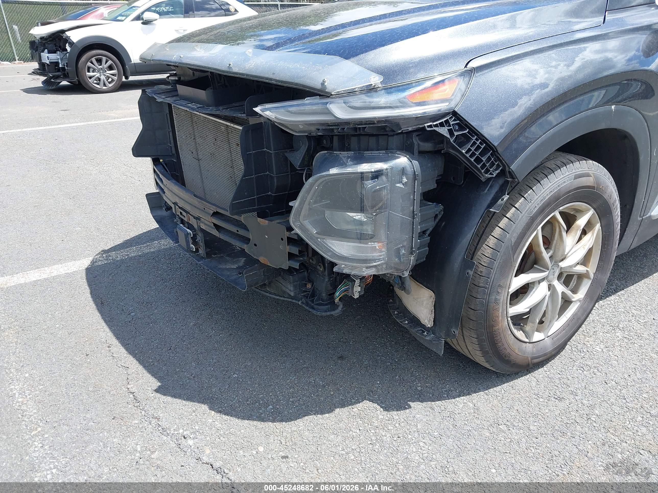 2020 Hyundai Santa Fe Se Gray vin: 5NMS2CADXLH186642