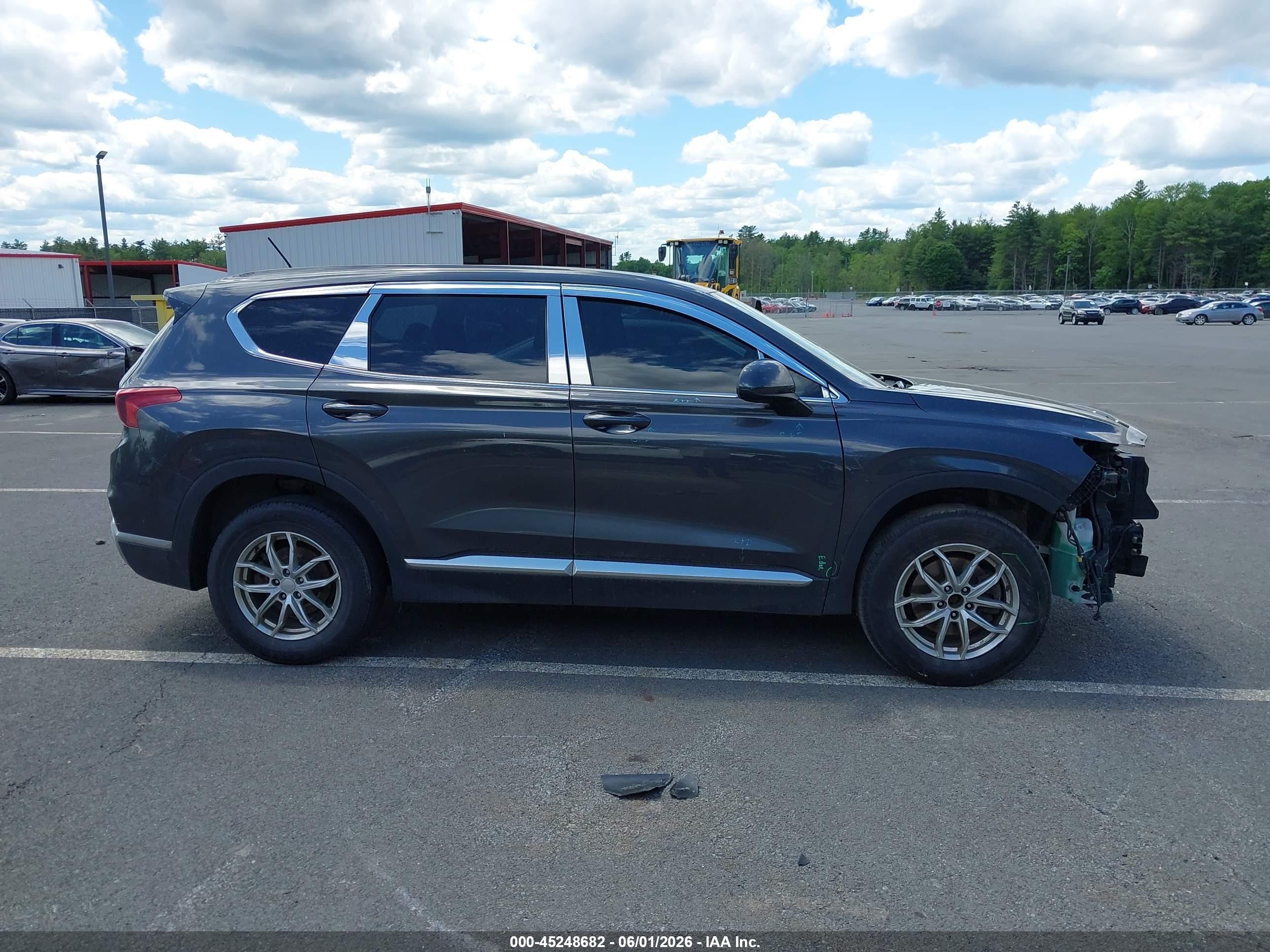2020 Hyundai Santa Fe Se Gray vin: 5NMS2CADXLH186642