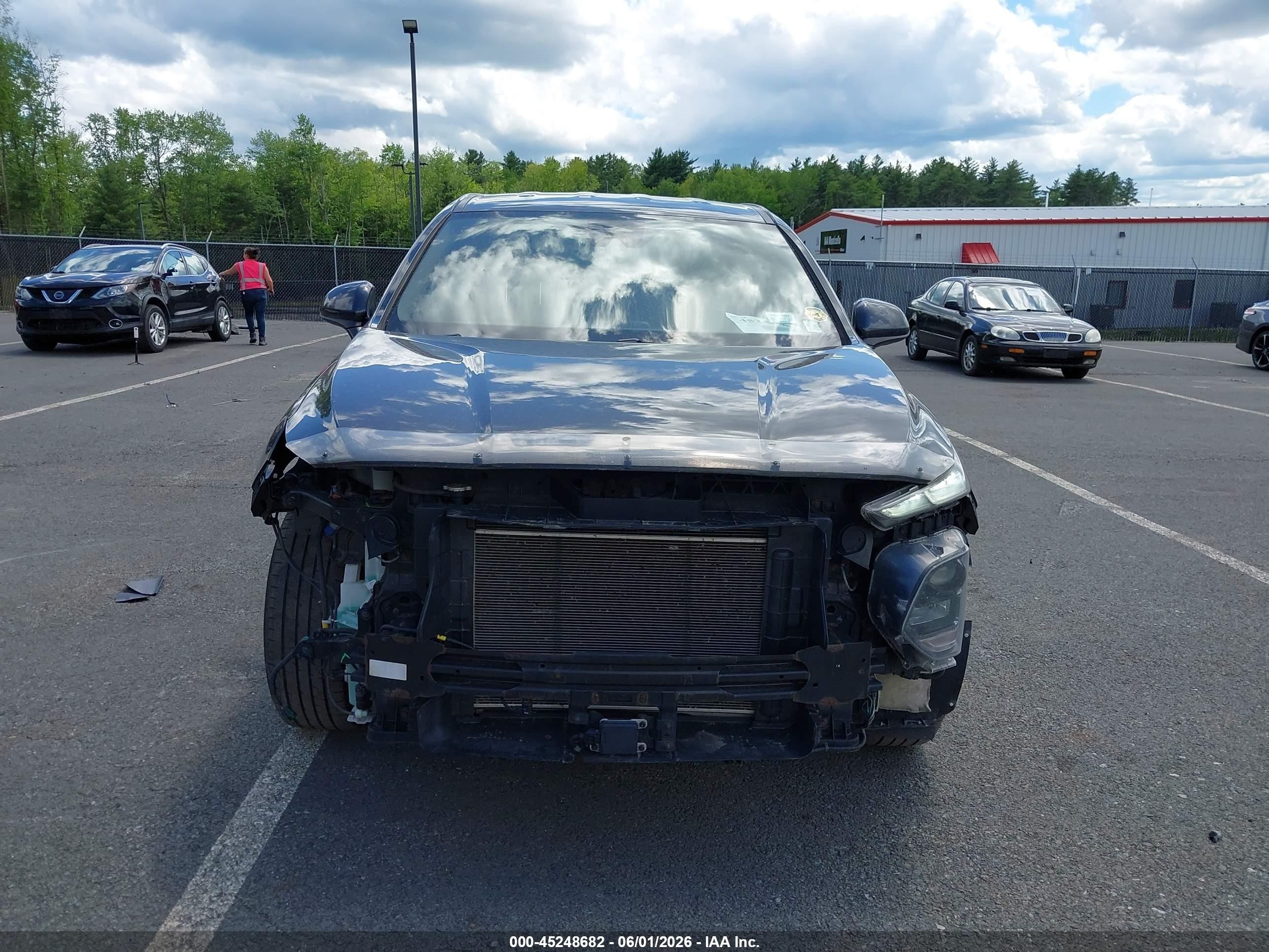 2020 Hyundai Santa Fe Se Gray vin: 5NMS2CADXLH186642