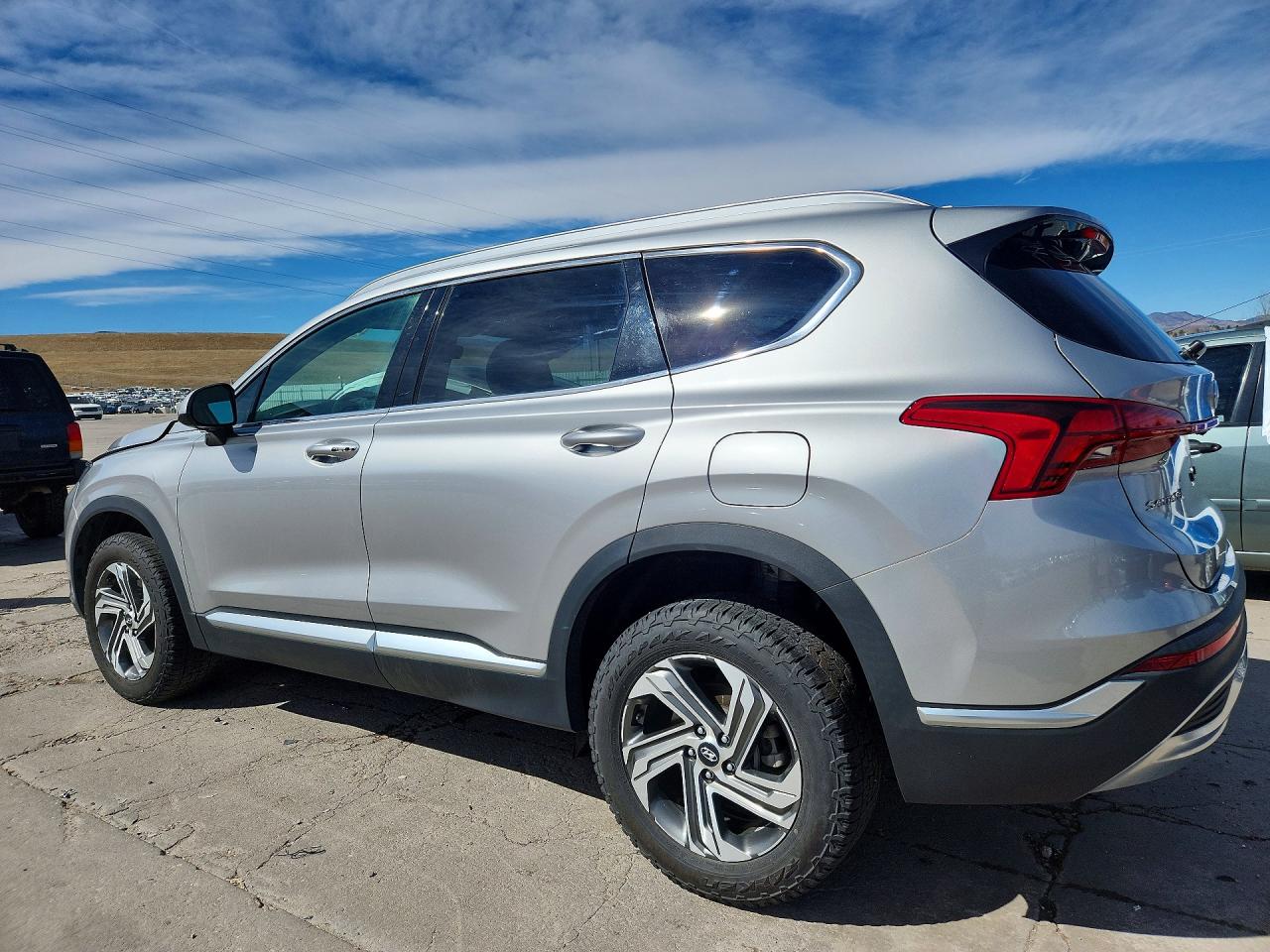 2021 Hyundai Santa Fe Sel Gray vin: 5NMS2DAJ0MH351434