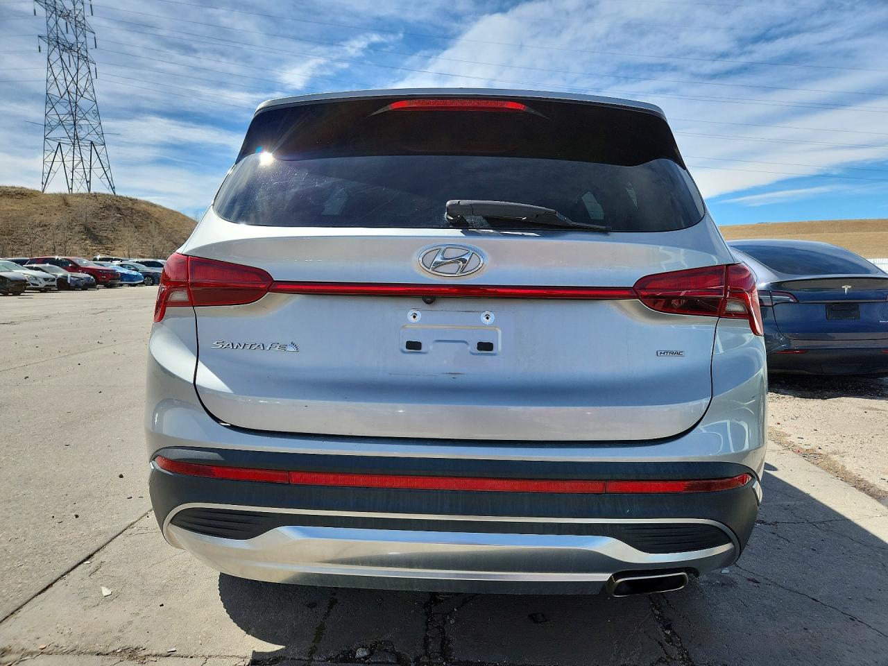 2021 Hyundai Santa Fe Sel Gray vin: 5NMS2DAJ0MH351434