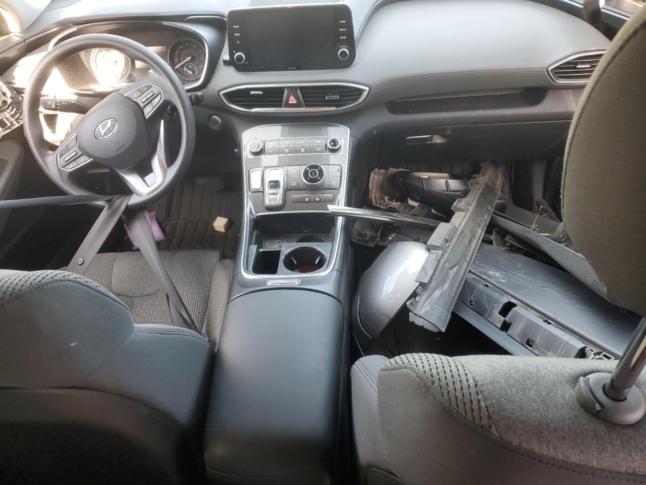 2021 Hyundai Santa Fe Sel Silver vin: 5NMS2DAJ0MH355130
