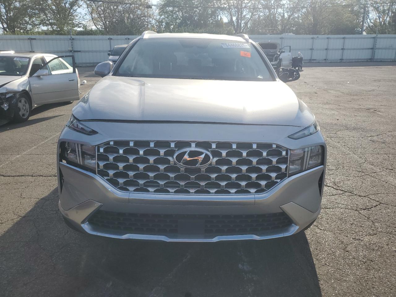 2021 Hyundai Santa Fe Sel Silver vin: 5NMS2DAJ0MH355130