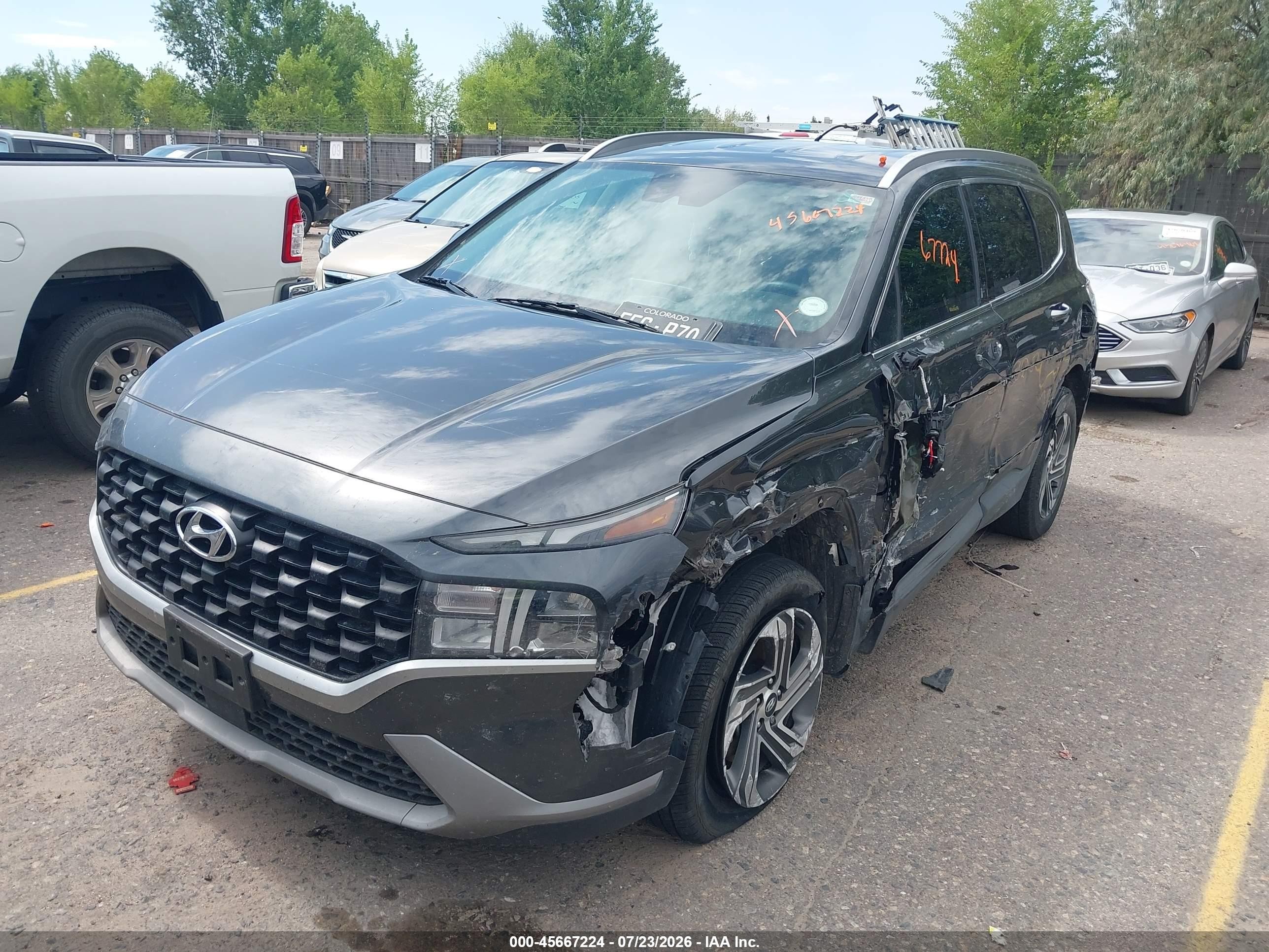 2023 Hyundai Santa Fe Sel Black vin: 5NMS2DAJ1PH516718