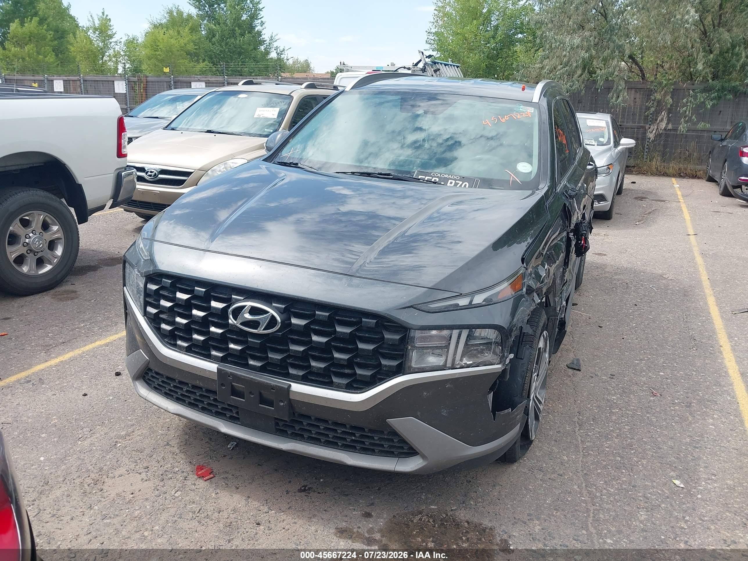 2023 Hyundai Santa Fe Sel Black vin: 5NMS2DAJ1PH516718