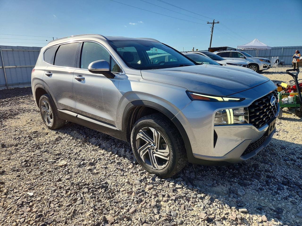 2023 Hyundai Santa Fe Sel Silver vin: 5NMS2DAJ1PH563652