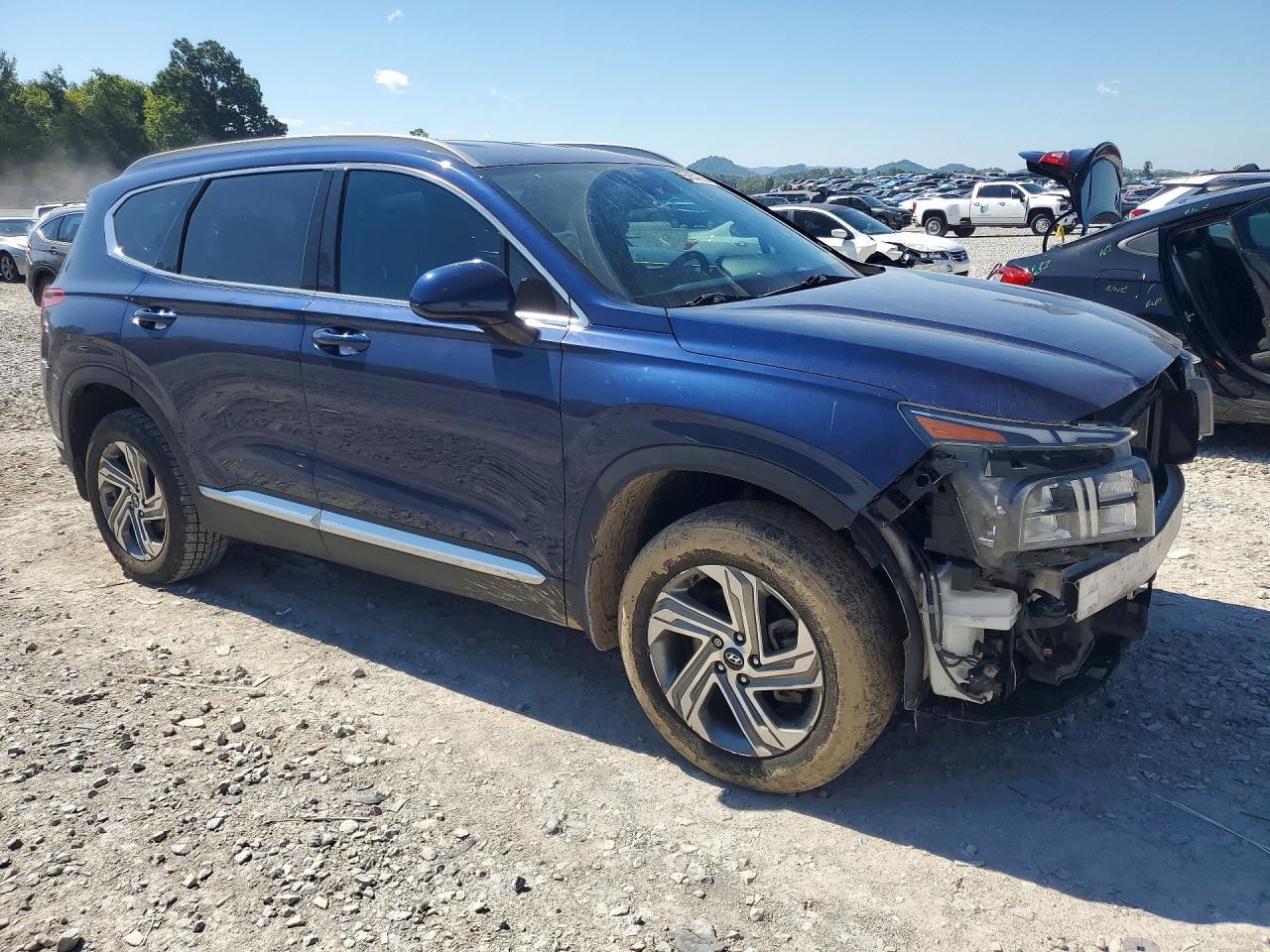 2021 Hyundai Santa Fe Sel Blue vin: 5NMS2DAJ2MH360295