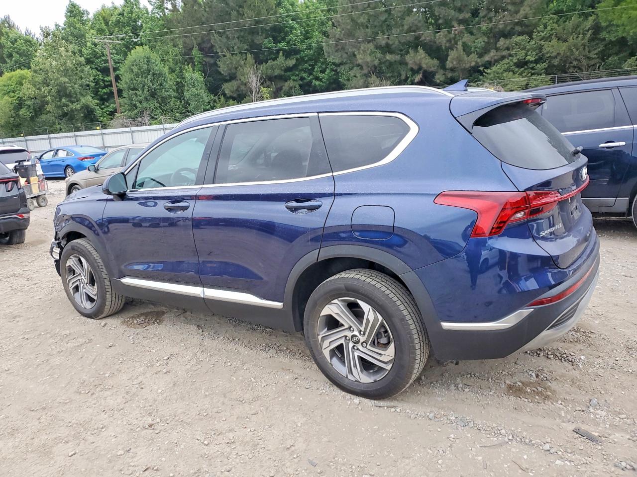 2021 Hyundai Santa Fe Sel Blue vin: 5NMS2DAJ4MH347130