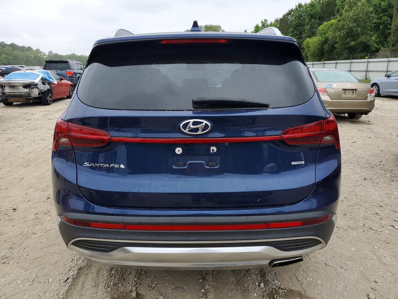 2021 Hyundai Santa Fe Sel Blue vin: 5NMS2DAJ4MH347130