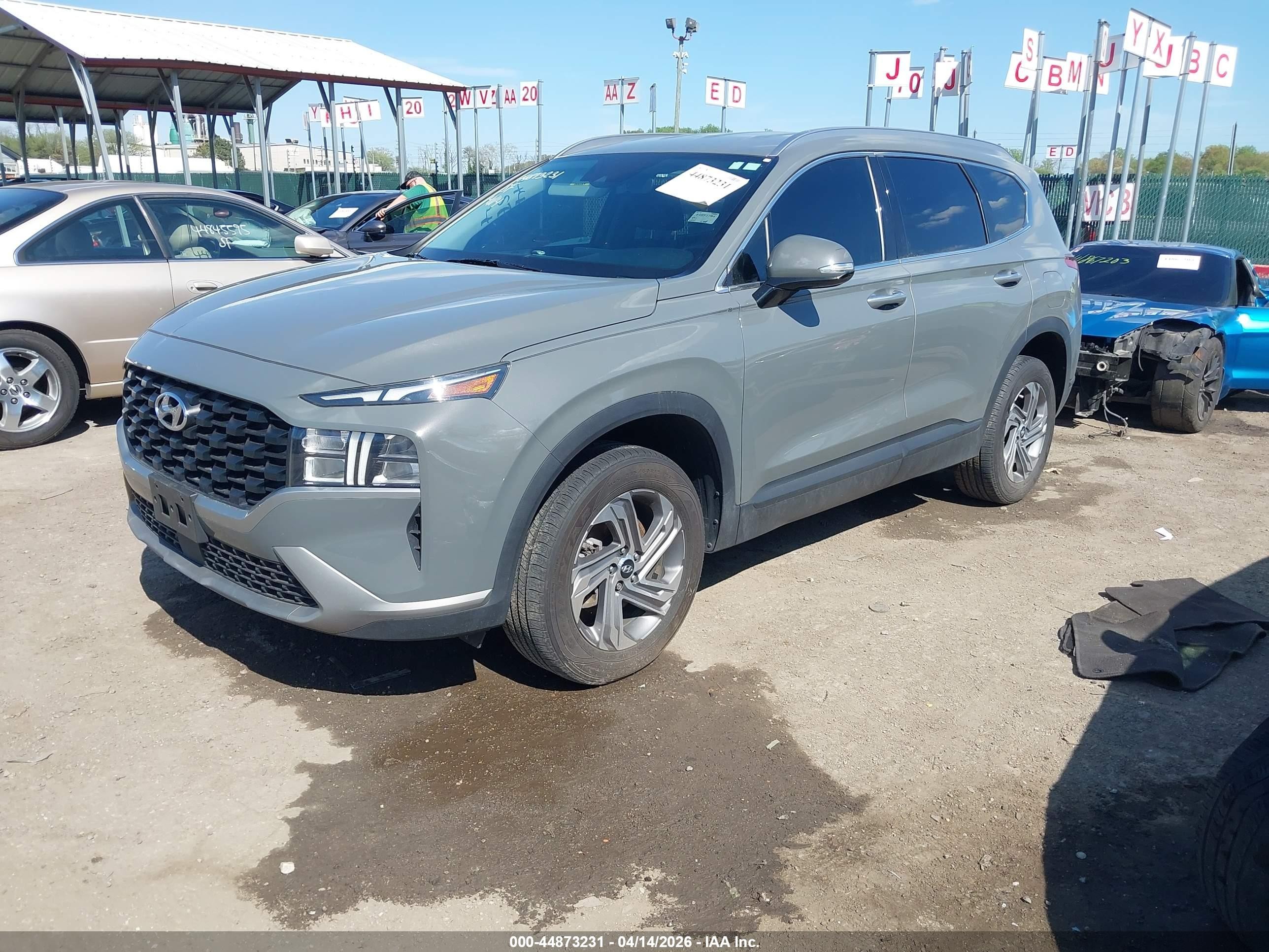 2023 Hyundai Santa Fe Sel Gray vin: 5NMS2DAJ4PH483746