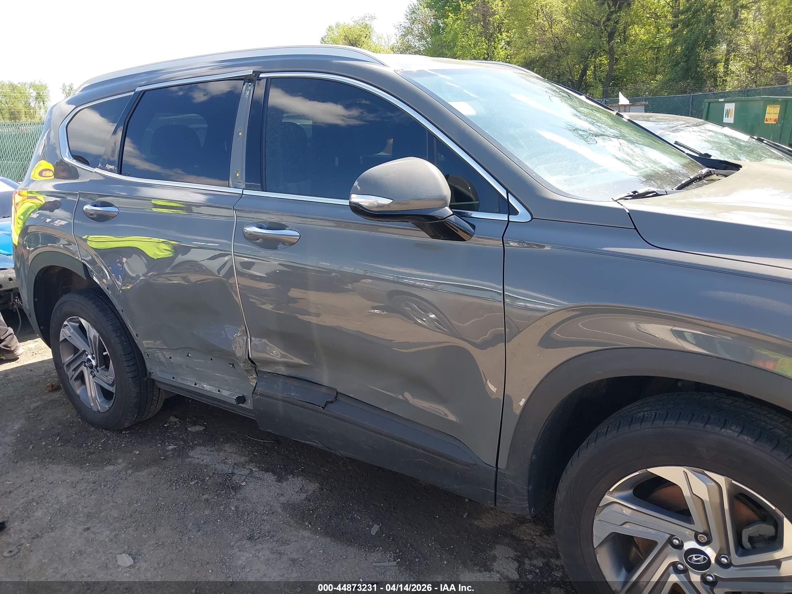 2023 Hyundai Santa Fe Sel Gray vin: 5NMS2DAJ4PH483746