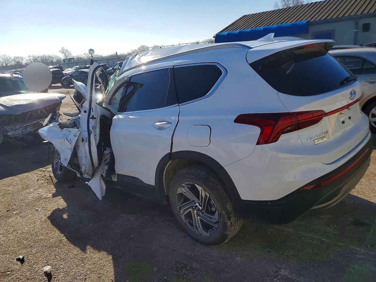 2023 Hyundai Santa Fe Sel White vin: 5NMS2DAJ4PH639428