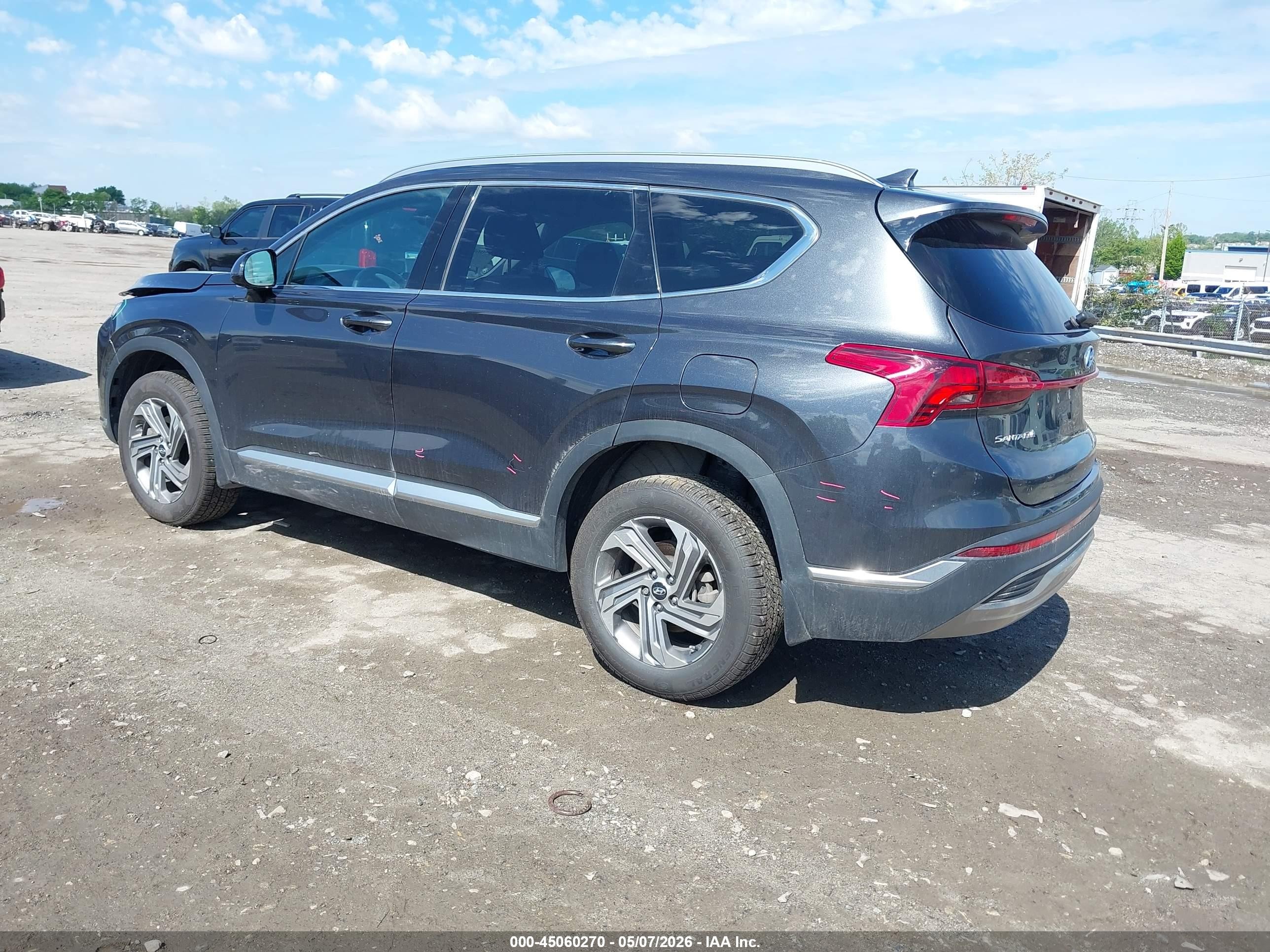 2022 Hyundai Santa Fe Sel Серый vin: 5NMS2DAJ5NH481856