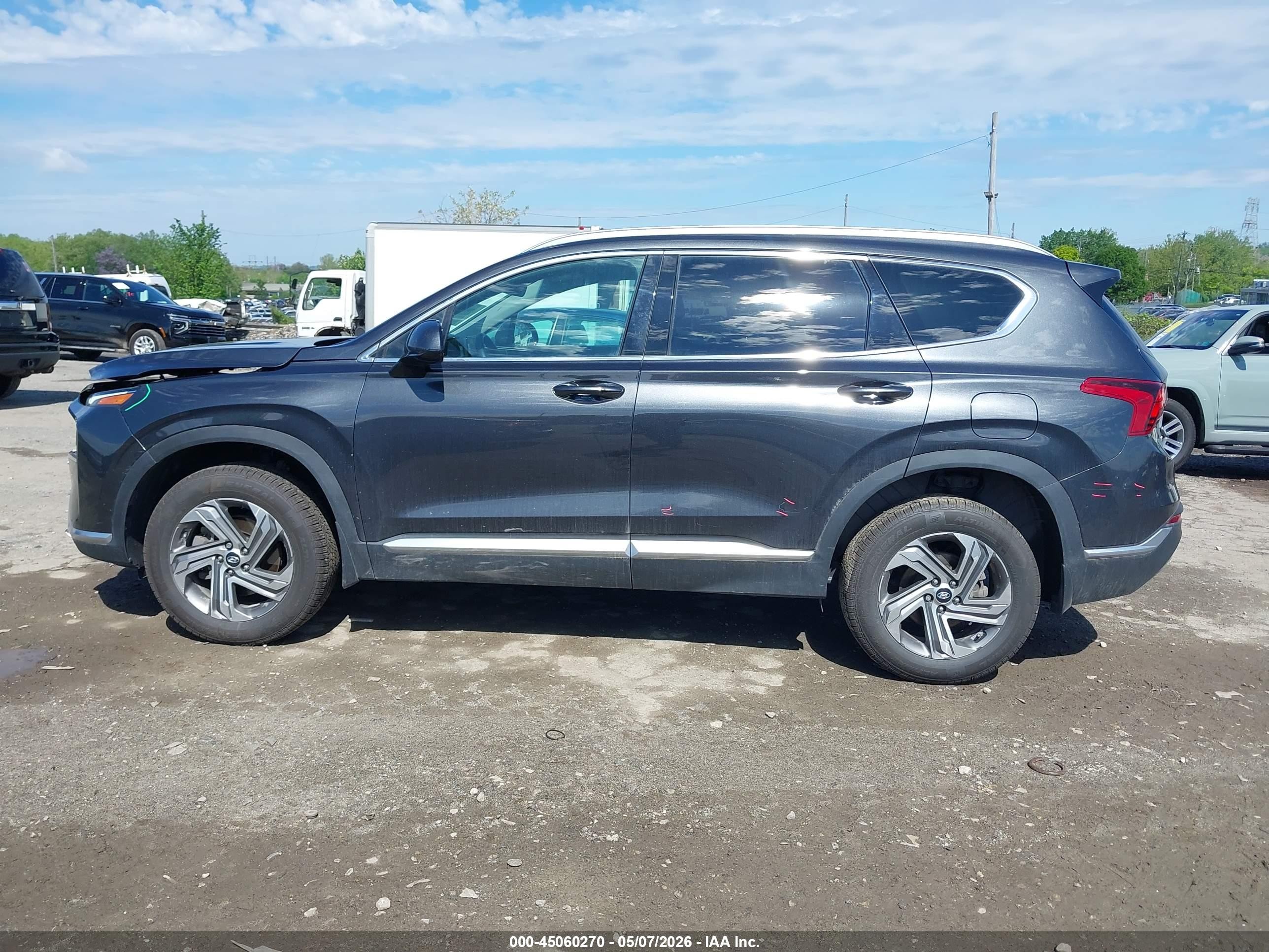 2022 Hyundai Santa Fe Sel Серый vin: 5NMS2DAJ5NH481856