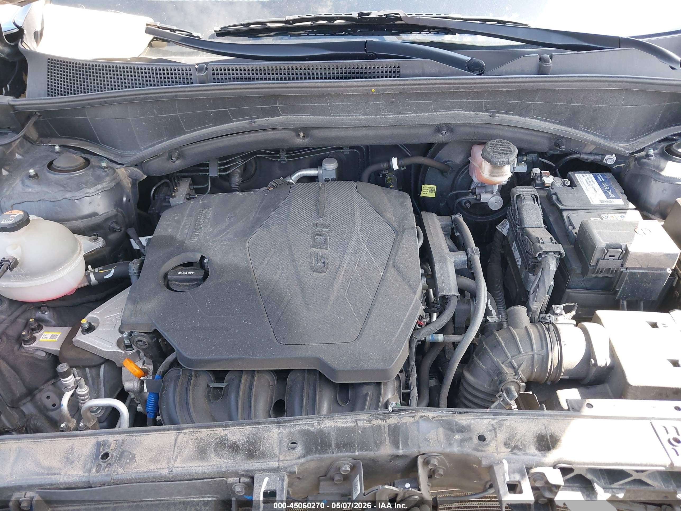 2022 Hyundai Santa Fe Sel Серый vin: 5NMS2DAJ5NH481856